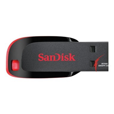 Pendrive SanDisk Cruzer Blade 8GB preto/vermelho