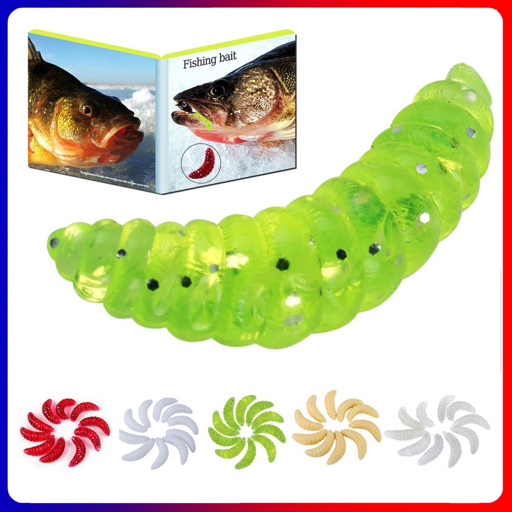 Iscas De Pesca Sougayilang 10Pcs Soft Worm Artificial Baits with ABS Plastic Fishing Tackle Soft Fishing Lure Kit Fishing Gear Fishing Tool Outdoors Sea River Fishing For Bass Fishing Lover em Oferta na Shopee