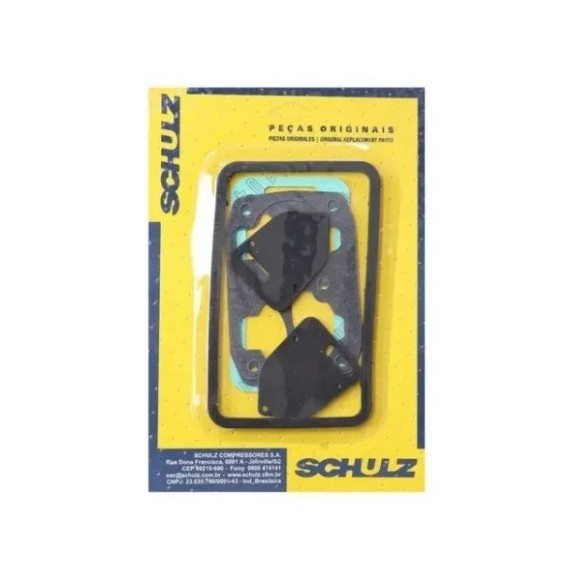 JOGO DE JUNTAS COMPRESSOR SCHULZ MSL 10 ML - ORIGINAL 830.0832-0
