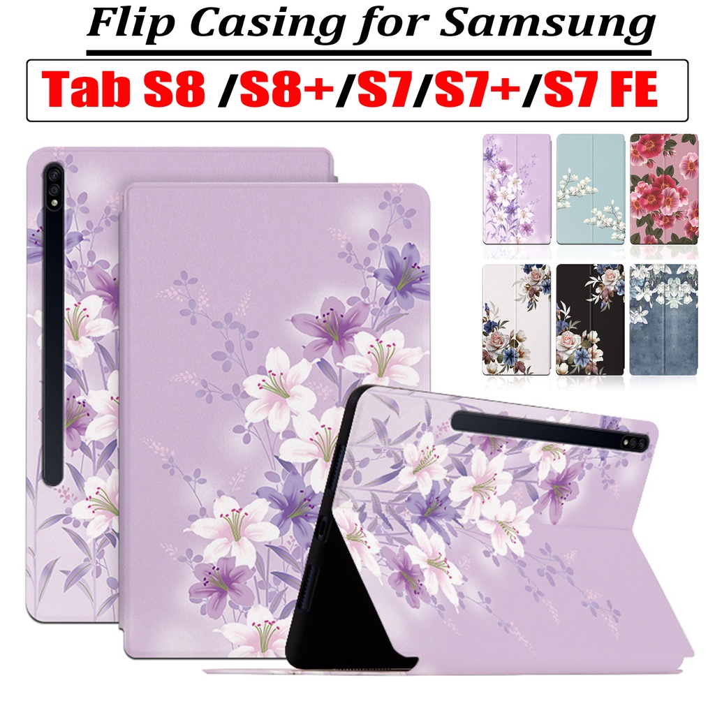 Adequado Para Samsung Galaxy Tab S7 S9 FE S7+ S8 S8+ S9+ 5G 12.4" 11.0" Capa De Couro De Alta Qualidade À Prova De Suor SM-X800 X700 T730 T735 T736 T970 T976