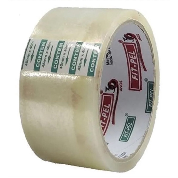 FITA ADESIVA CRISTAL 48mm X 45m FIT PEL