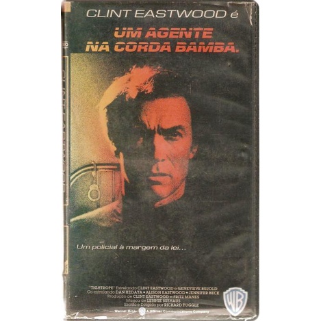059 Fvc- Fita de VHS Original- Filme- Um Agente Na Corda Bamba- Ação- Legendado