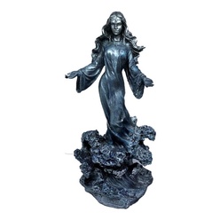 Deusa Iemanjá Em Resina  28 Cm Wicca Orixa Umbanda Candomblé