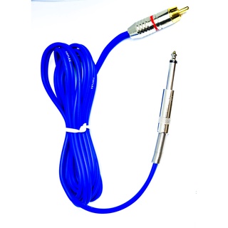 Cabo Rca Tattoo Tatuagem Fio De Silicone Plug P10 X Rca 2 mts