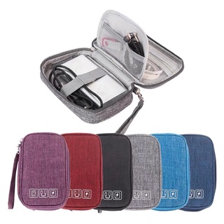 Mini bolsa de armazenamento de cabo de dados digital multifuncional