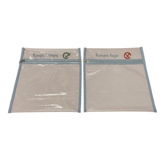 Saquinho de roupa suja e limpa para creche, escola, kit com 2 unidades em Oferta na Shopee