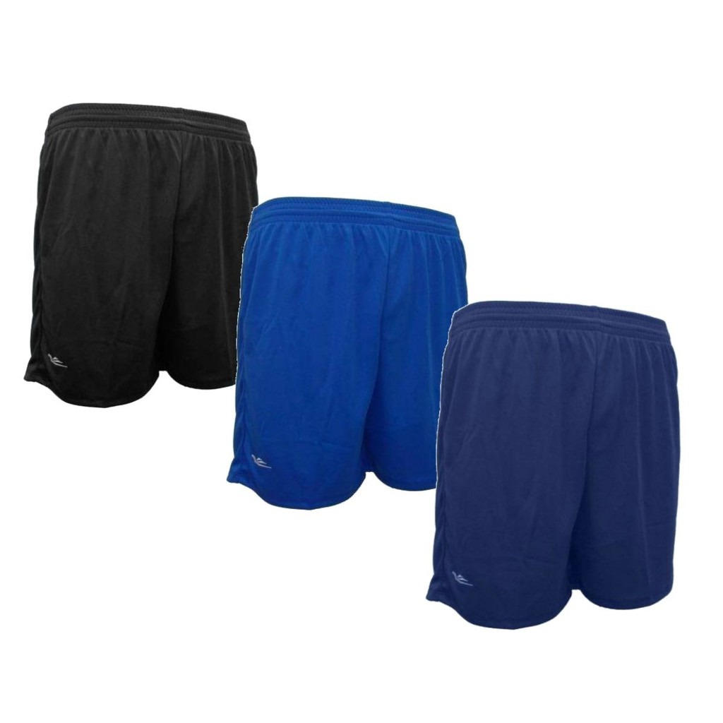 Kit 3 Shorts masculino academia futebol esportivo Elite 38 ao 64 plus size cordão interno e elástico