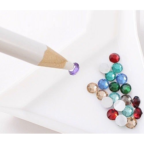 KIT 3 Lápis pega strass pedrarias de unhas nail art manicure pedicure