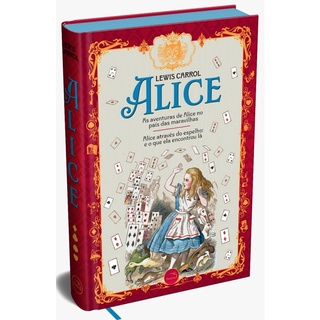Livro Clássico - Alice no País das Maravilhas + pôster (Edição Luxo) │ Pandorga
