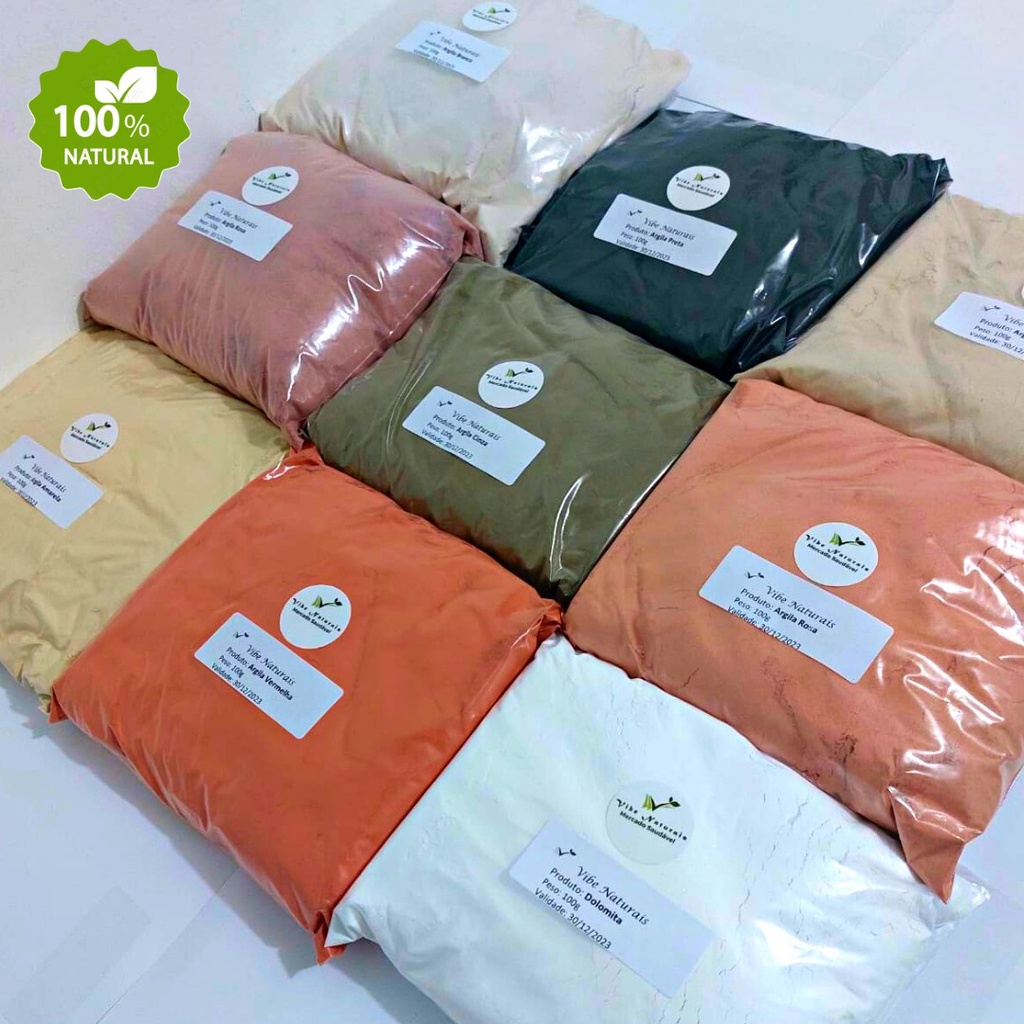 Skin Care Argila Para Máscara Facial - Todas As Cores