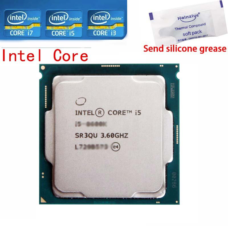 Intel Core i7 i7 6700K 6700T 7700 7700K 8700 8700K 9700 9700F 9700K i7 9700E I900k Processador De CPU De Mesa 151 pin