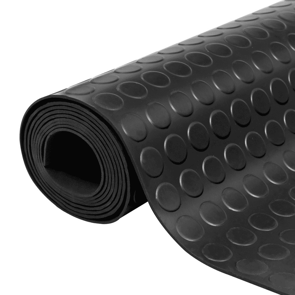 Tapete anti derrapante borracha piso moeda - 1 Metro x 40 Cm