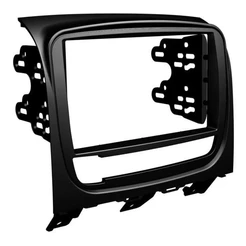 Moldura 2din Fiat Palio Weekend, Siena, Strada 2013 A 2019 - Preta