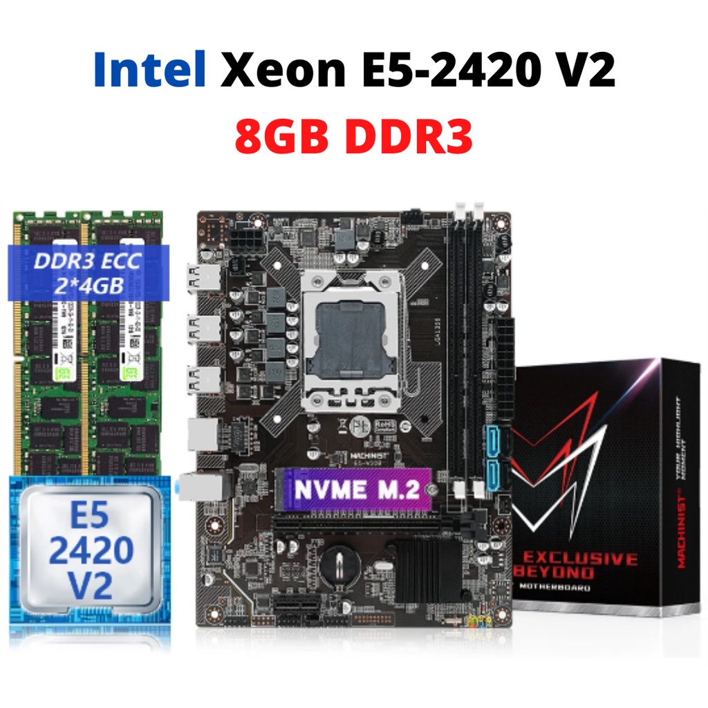 Kit Upgrade Intel Xeon E5-2420 V2 RAM 8GB DDR3 com cooler | Shopee Brasil