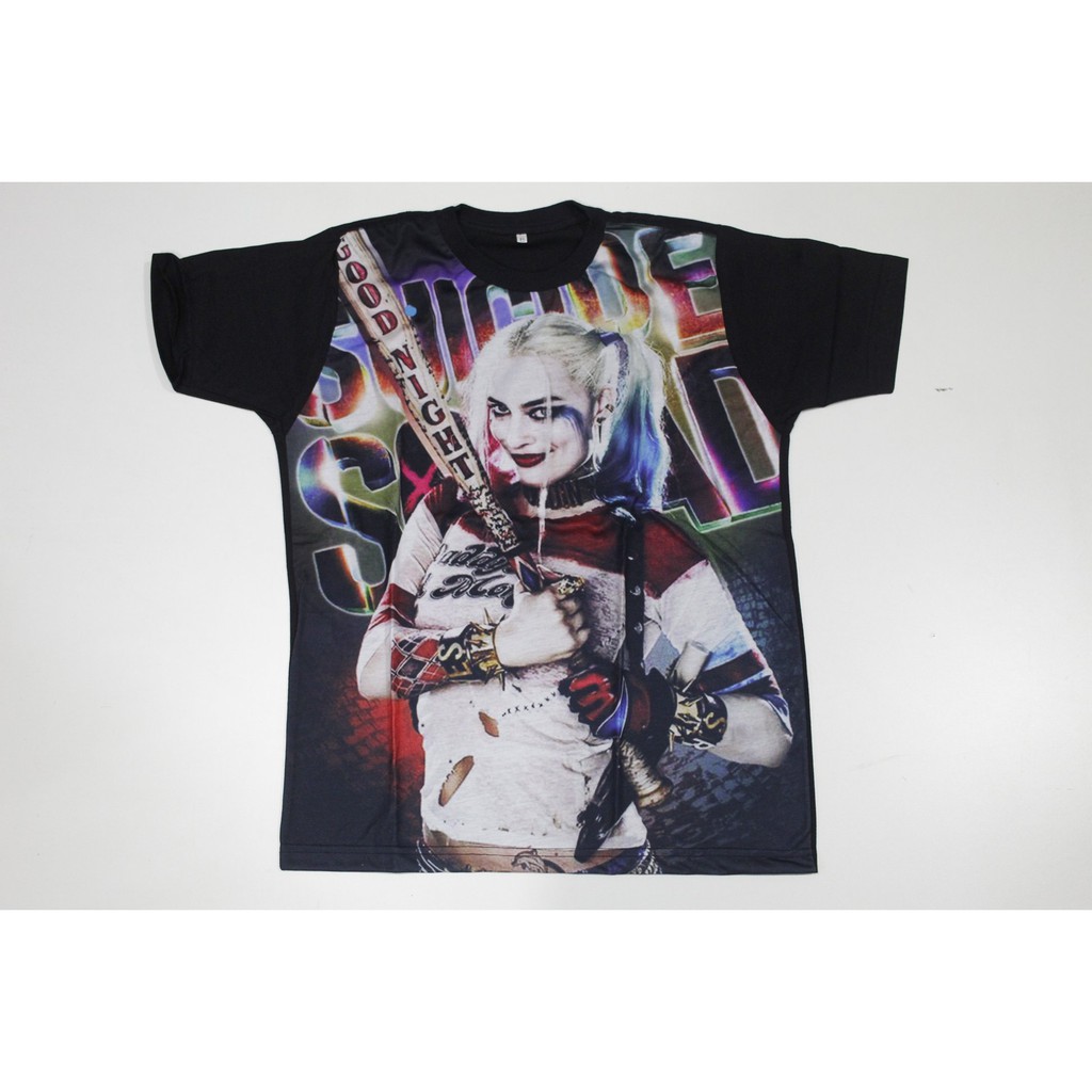 Camiseta Blusa Esquadrão Suicida Arlequina Harley Quinn LUH125