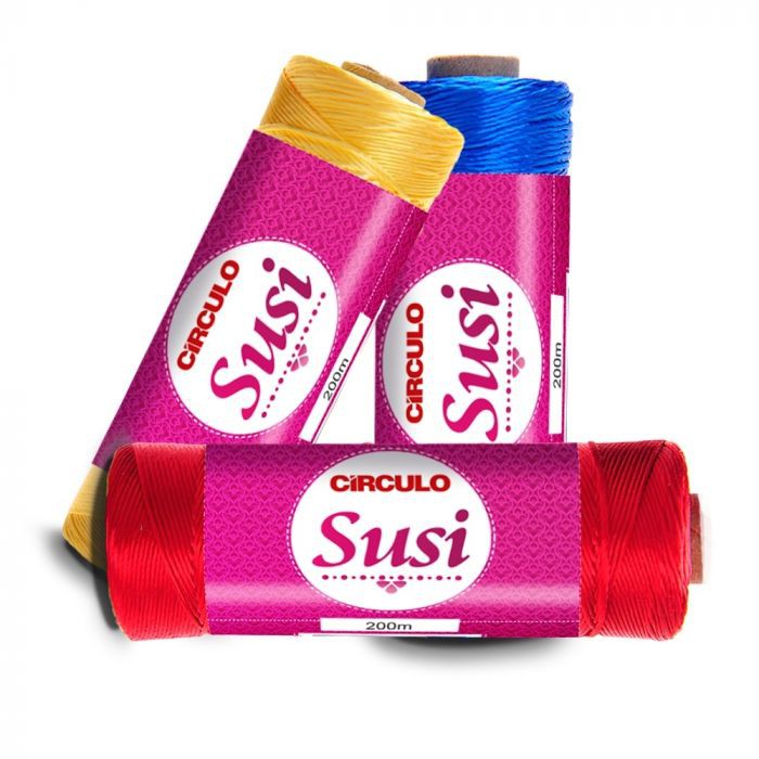 Linha Susi Círculo 200m - Para Crochê | Shopee Brasil