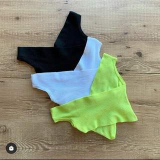 Cropped Feminino Modal Tricot Cruzado Sustentável