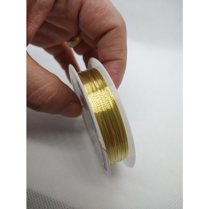 Fio Cabelo de Anjo 0.3mm Ouro 10 Metros em Oferta na Shopee