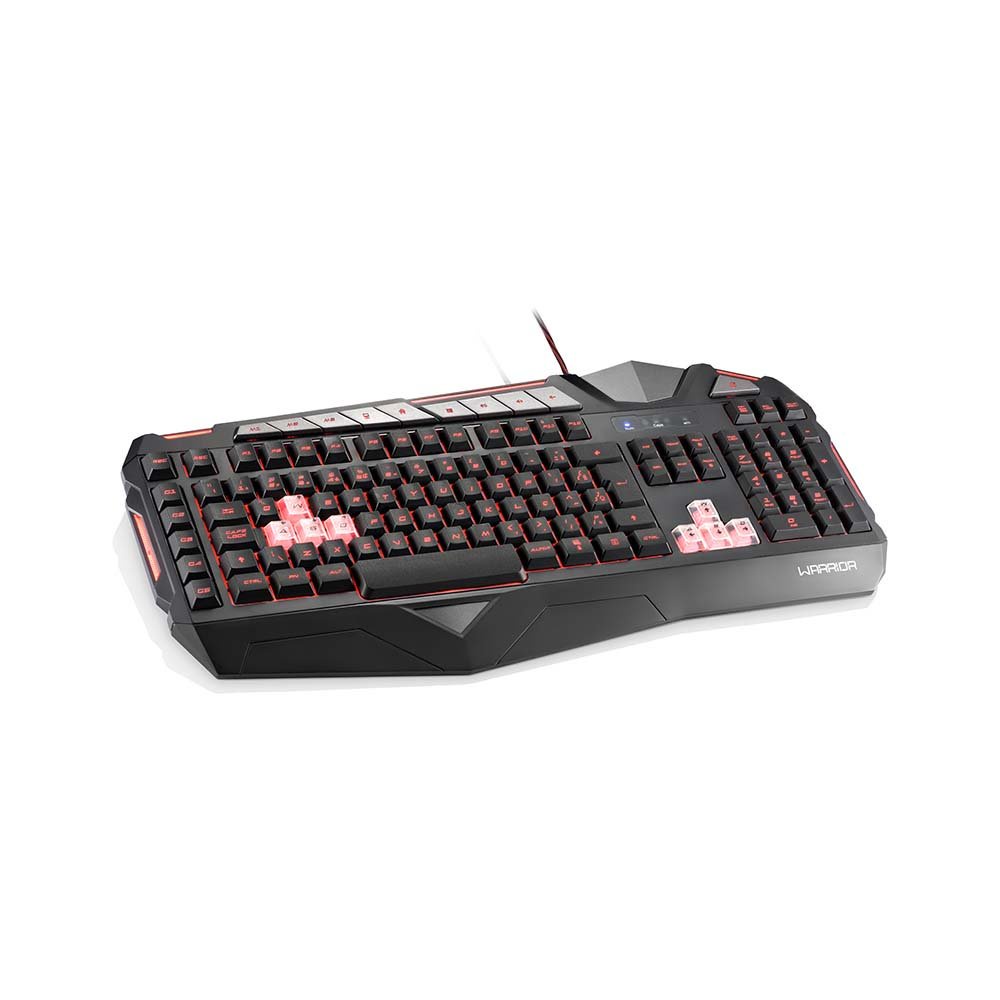 Teclado Gamer Warrior Morani Com Teclas Macro LED - TC209