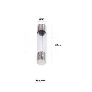 Fusível de Vidro 5x20mm 10A 250V