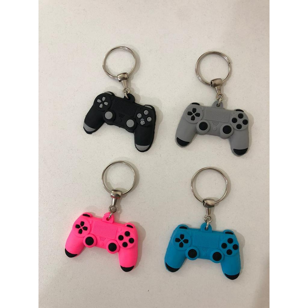 Chaveiro Emborrachado CONTROLE PLAYSTATION Chave Game Jogo Gamer PS5 PS4 PS3 Videogame Fifa Sony