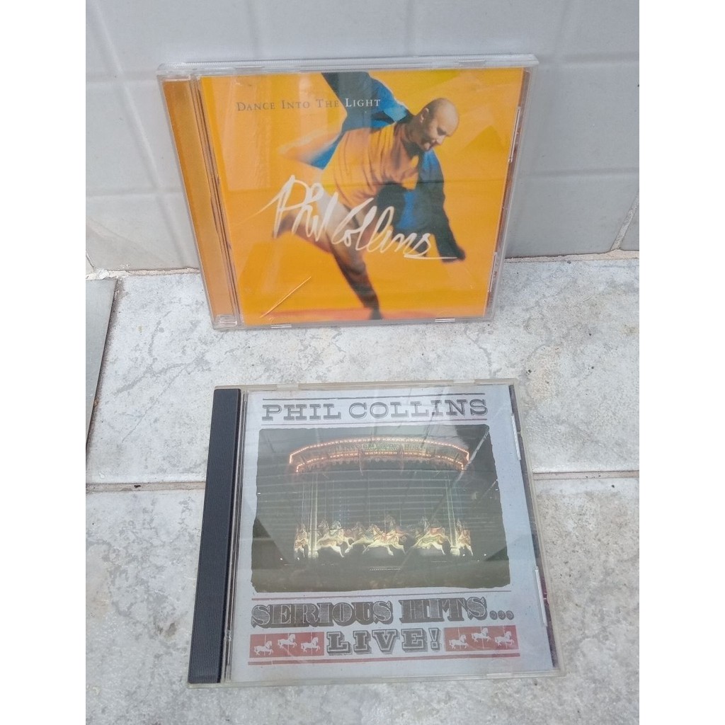 Phil Collins - 1 DVD + 2 CDs Importados Live And Loose In Paris Serious Live Dance Into The Light