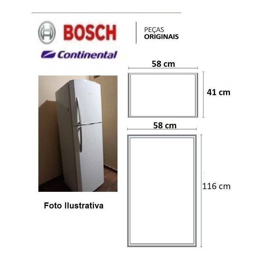 Jogo Borracha Gel Bosch - Continental -rc32/350l Rsv37/ksv36
