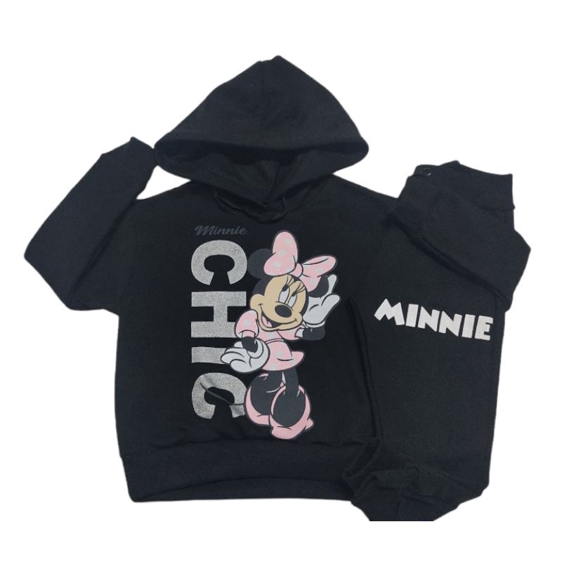 Conjunto moletom infantil flanelado da Minei apenas no tamanho 4
