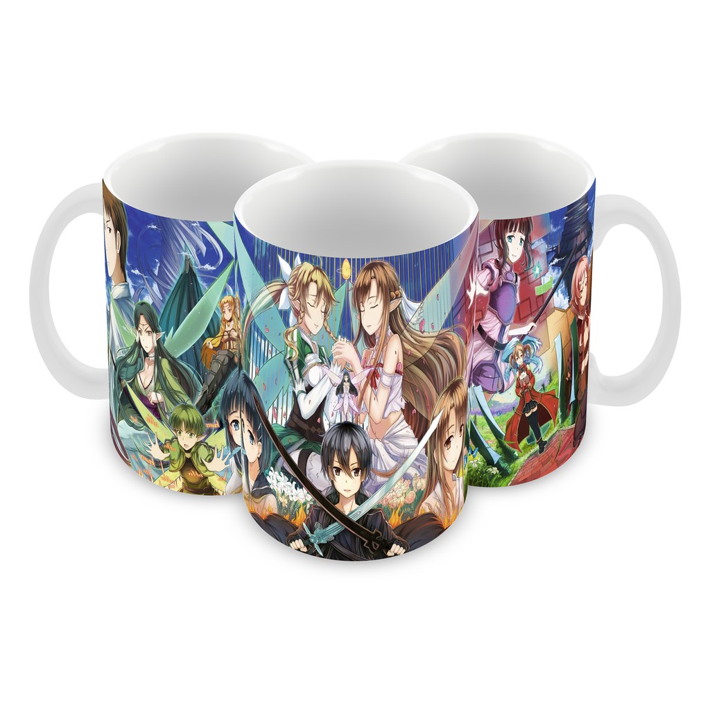 Caneca Sword Art Online De Polímero Personalizado Modelo 16