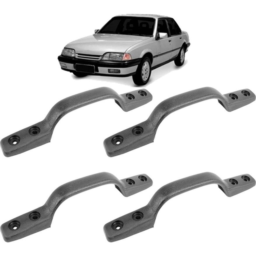 Alças Segurança teto PQP (preta) Monza 82 até 1990 - 4Pcs