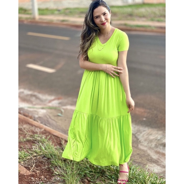 vestido feminino longa zara  com manga curta varias cores