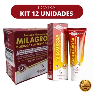 Kit 12 Pomada Massageadora Milagrosa - 150g - Bio Instinto