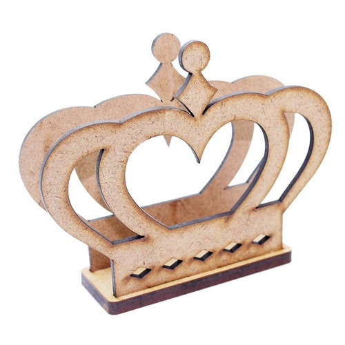 25 Porta Guardanapos Mdf. Coroa Decoração Principe Princesa