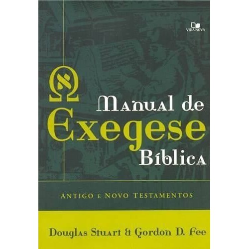 Manual De Exegese Bíblica Antigo E Novo Testamentos em Oferta na Shopee