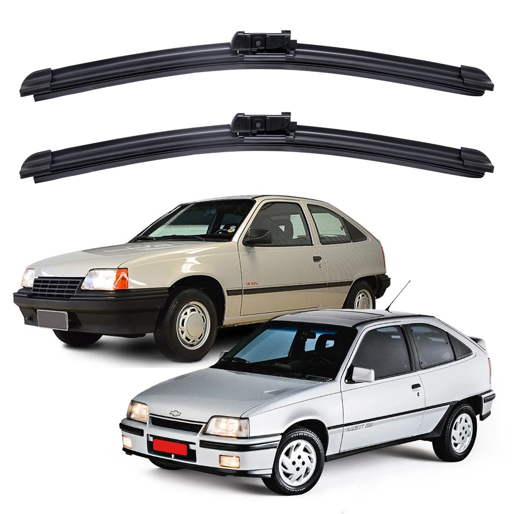 Par Palheta Limpador Para-brisa Dianteiro GM Chevrolet Kadett GL / GSI / Sport Kit em Oferta na Shopee