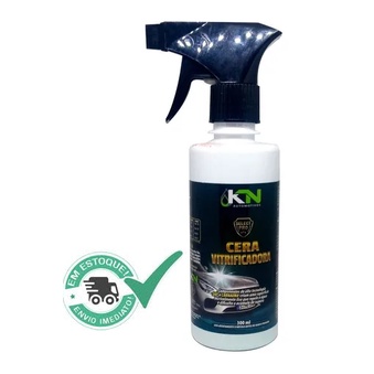 Cera Automotiva Vitrificadora C Carnaúba para Carros KN 300ml - Polimento de Fácil Aplicação Lavar e Encerar