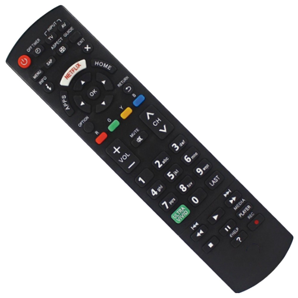 Controle Remoto Para Tv Panasonic Smart Tecla Netflix em Oferta na Shopee