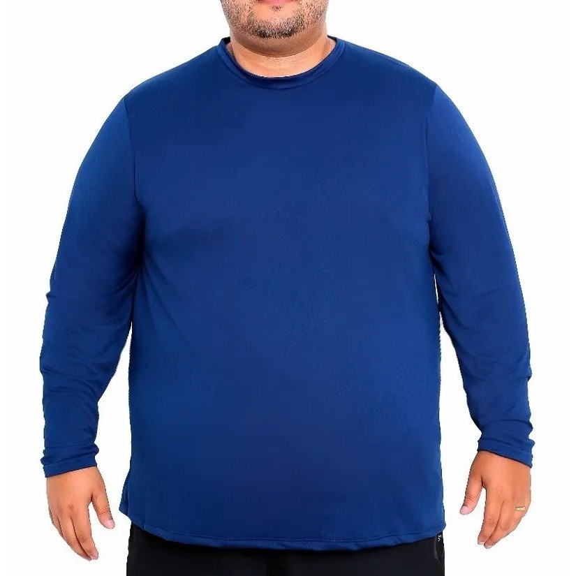 Camiseta Proteção solar Uv50+ Plus Size segunda pele praia pesca sports G1 A G8