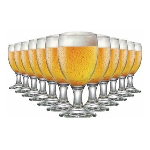 Jogo de Taças de Vidro Roma P Para Cerveja 310ml 12 Pcs - Ruvolo em Oferta na Shopee