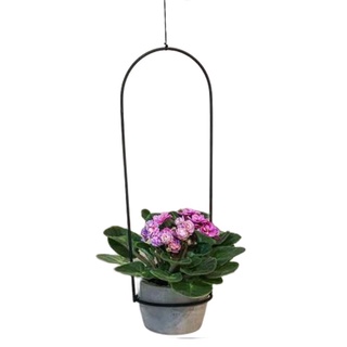 Suporte Aéreo Longo de Ferro Para Vaso de Planta