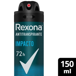 Desodorante Antitranspirante Aerosol Masculino Rexona Impacto com 150ml