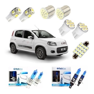 Kit Lâmpadas Super Branca Led Uno Vivace Mille Way Techone