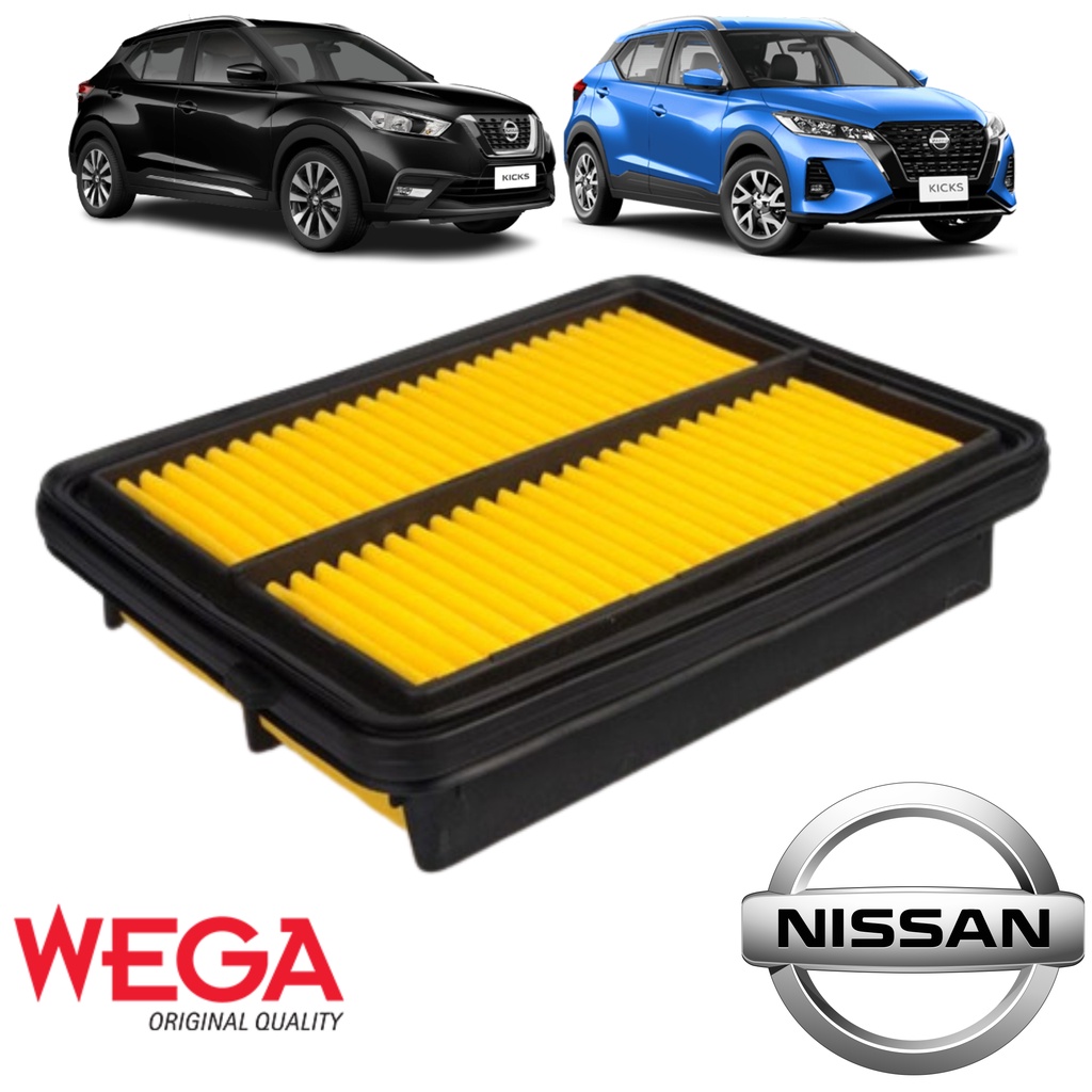 Filtro de Ar do Motor Nissan Kicks 1.6 16v 2016 2017 2018 2019 2020 ...