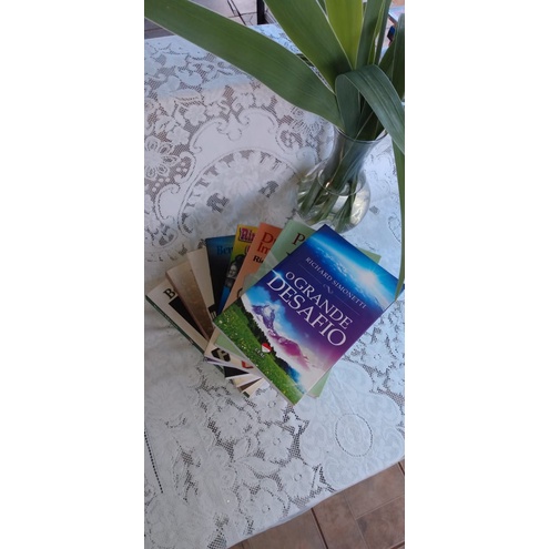 Livros espíritas, escritos por Richard Simonetti (O grande desafio; Fugindo da prisão; O clamor das almas; Contra os príncipes e as potestades; Por uma vida melhor; O plano B; Mudança de rumo; Boas idéias)