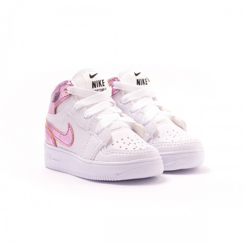 Tenis Nike Air Jordan 1 Infantil Botinha Cano Alto Casual Confortavel Para Criancas Bebe Menina Shopee Brasil