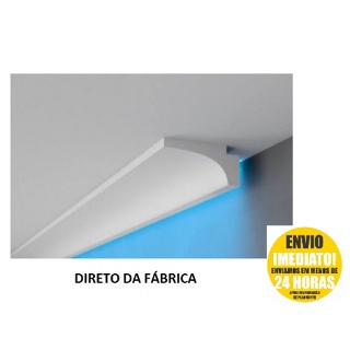 Moldura Sanca Isopor P/ Fita Led Kit 17 METROS #27 em Oferta na Shopee