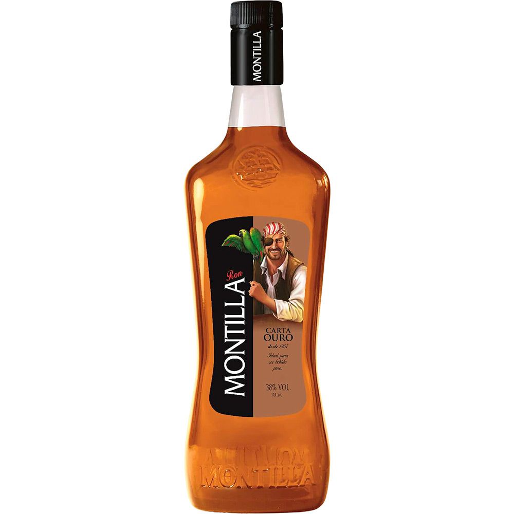Rum Montilla Carta Ouro 1000ml em Oferta na Shopee