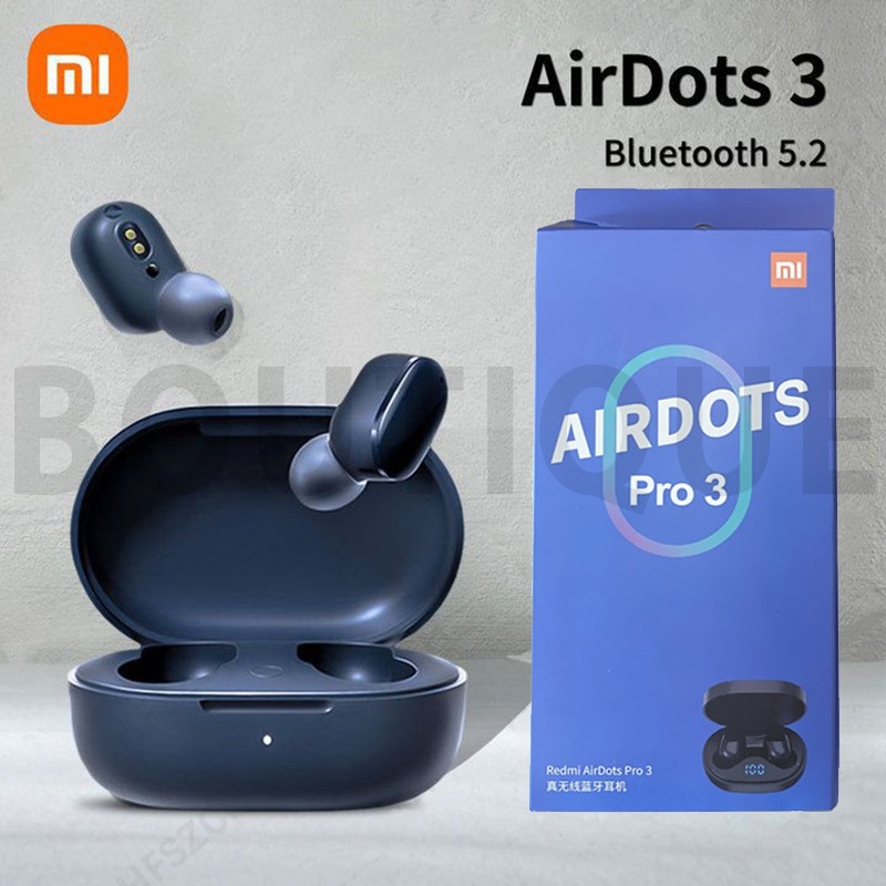Fone De Ouvido Xiaomi Redmi Airdots Pro 3 Mi True TWS Sem Fio Bluetooth Estéreo Smart Wear Touch Control