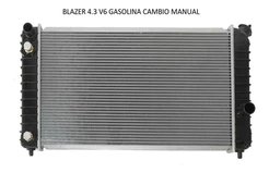 Radiador Chevrolet Blazer 4.3 V6 - Câmbio Manual