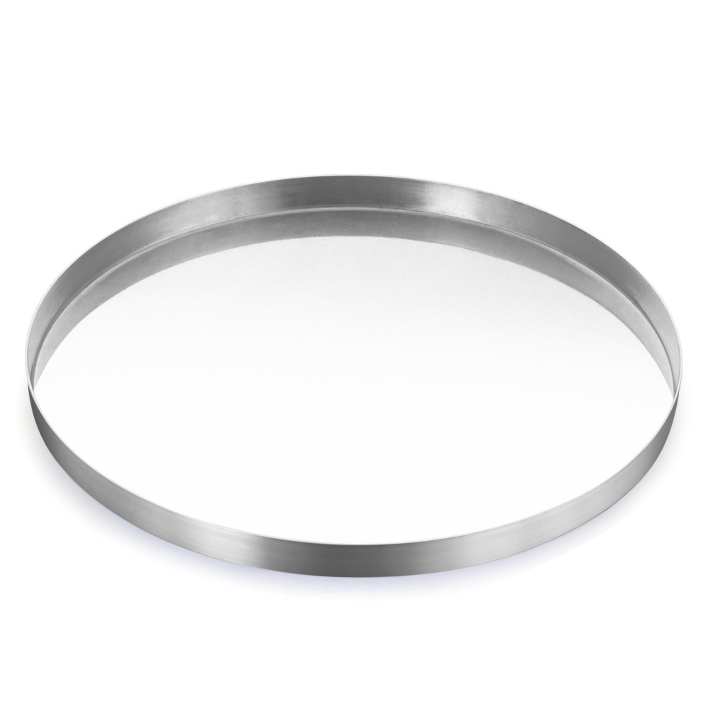 Forma Assadeira De Pizza Aluminio Polido 35Cm Nacional - Home & Living